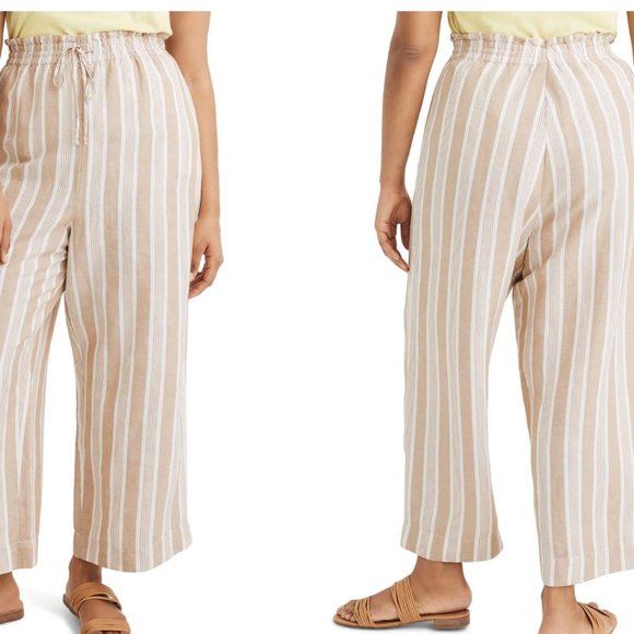 NWT Huston Stripe Tan Smocked Pants size XXL - Picture 4 of 6